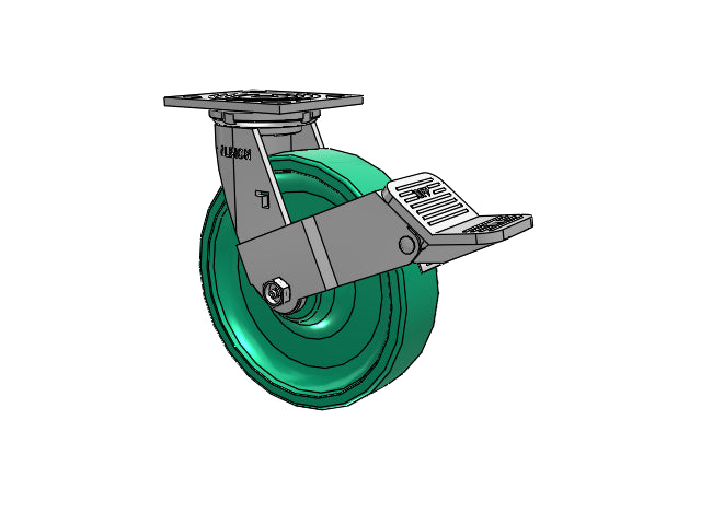 16XI08201SFBE Albion Swivel Caster