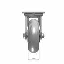 6"x2" USA-Made Swivel Round Performance-Rubber Ball Brg. Wheel Caster