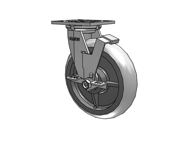 16XR08228SFBA Albion Swivel Caster