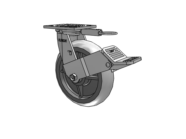 16XR08228SFBEL Albion Swivel Caster