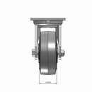 5"x2" USA-Made Swivel Caster with Flat Performance-Rubber Wheel