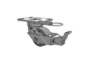 18DT04228SPATKFBBL Albion Swivel Caster