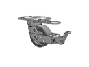 18DT05228SPATKFBBL Albion Swivel Caster