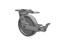 18SE08228SFBBL Albion Swivel Caster