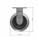 6"x2" Maintenance-Free Rigid Performance-Rubber Donut Wheel Caster