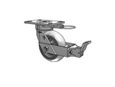 18XR06228SPATKFBBL Albion Swivel Caster