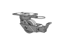 18XS04228SPATKFBBL Albion Swivel Caster