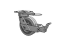 18XS06228SFBBL Albion Swivel Caster