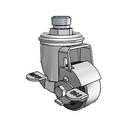 2.02253.53 BRK1 FSI Colson Swivel Caster