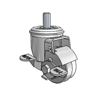 2.02254.445 COND MTG11 BRK1 FSI Colson Swivel Caster