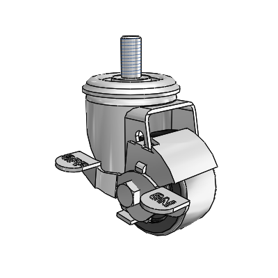2.02254.53 MTG11 BRK1 FSI Colson Swivel Caster