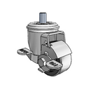 2.02254.55 MTG12 BRK1 FSI Colson Swivel Caster
