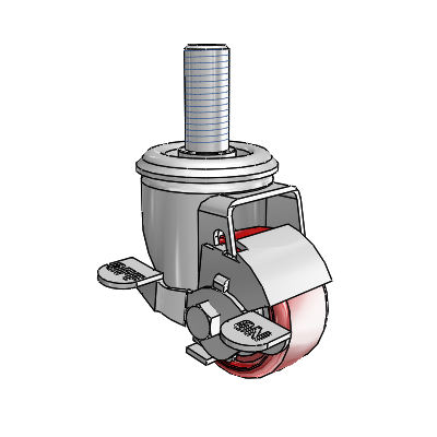 2.02254.95 MTG15 BRK1 FSI Colson Swivel Caster