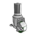 2.02267.12 BRK1 MTG47 Colson Swivel Caster