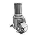 2.02267.55 BRK1 MTG47 Colson Swivel Caster