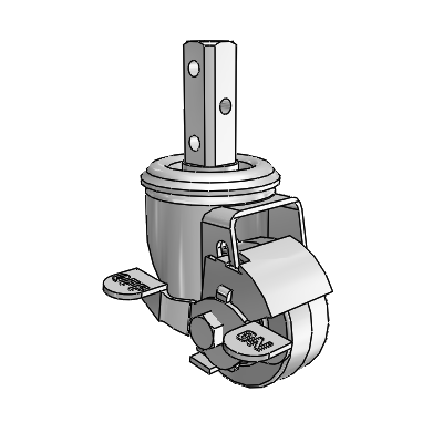 2.02270.445 BRK1 Colson Swivel Caster