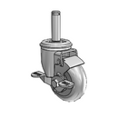 3.5"x1.3125" Performa Delrin Bearing Side-Lock Caster with 7/16"x1-1/2" Grip Ring