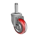 3.5"x1.25" HI-TECH Ball Bearing Caster with 7/16"x1-1/2" Grip Ring