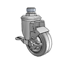 2.03253.445 BRK1 Colson Swivel Caster