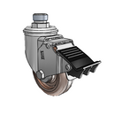2.03253.52 HT BRK5 FSI Colson Swivel Caster