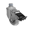 2.03253.565 COND BRK5 FSI Colson Swivel Caster