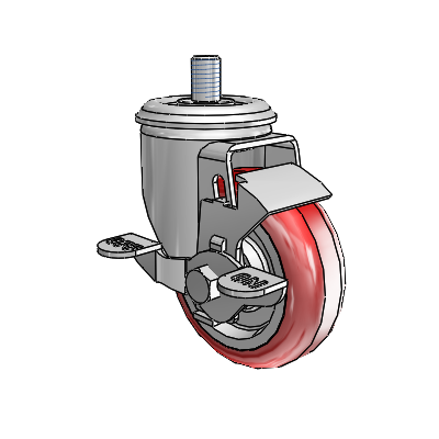 2.03254.91 MTG10 BRK1 FSI Colson Swivel Caster