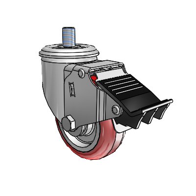 2.03254.91 MTG12 BRK5 FSI Colson Swivel Caster
