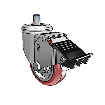 2.03254.95 MTG10 BRK5 FSI Colson Swivel Caster