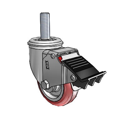 2.03254.95 MTG13 BRK5 FSI Colson Swivel Caster