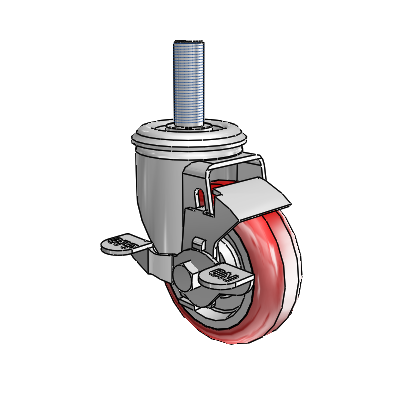 2.03254.95 MTG14 BRK1 FSI Colson Swivel Caster