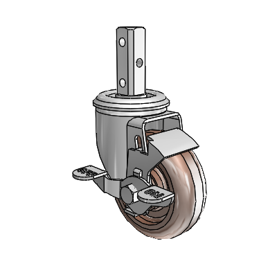 2.03270.52 HT BRK1 FSI Colson Swivel Caster