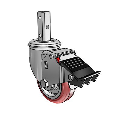 2.03270.95 BRK5 FSI Colson Swivel Caster