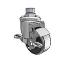 2.03353.309 BRK1 FSI Colson Swivel Caster