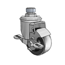 2.03353.52 BRK1 FSI Colson Swivel Caster
