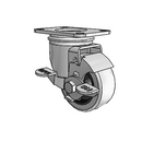 2.03356.42 BRK1 Colson Swivel Caster