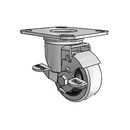 2.03356.42 MTG27 BRK1 Colson Swivel Caster