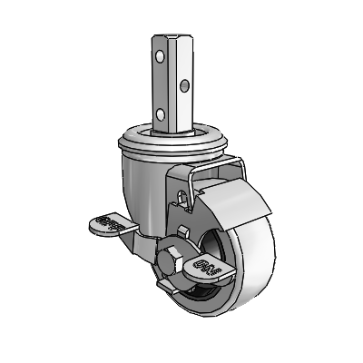 2.03370.42 BRK1 FSI Colson Swivel Caster