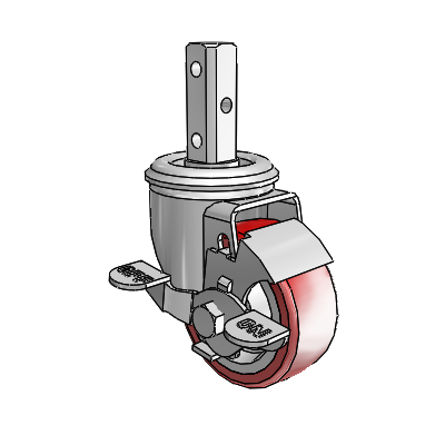 2.03370.92 BRK1 Colson Swivel Caster