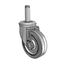 4"x1.25" Performa Ball Bearing Caster with 7/16"x1-1/2" Grip Ring
