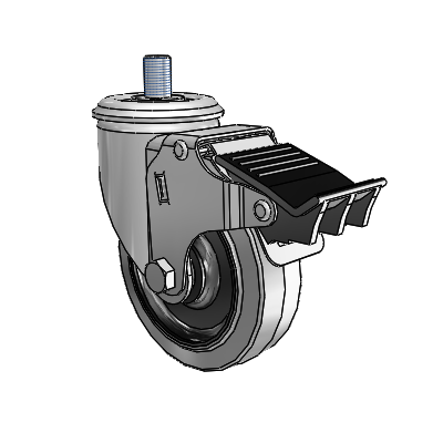 2.04254.445 COND MTG12 BRK5 FSI Colson Swivel Caster