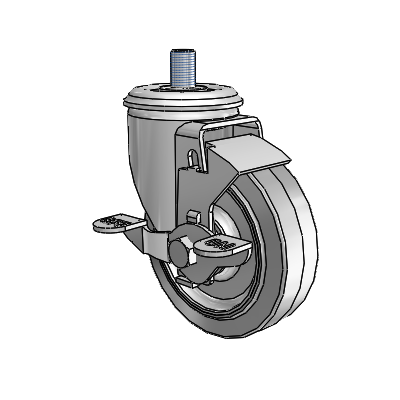 2.04254.445 MTG12 BRK1 FSI Colson Swivel Caster