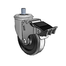2.04254.53 MTG12 BRK5 FSI Colson Swivel Caster
