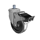 2.04254.55 MTG12 BRK5 FSI Colson Swivel Caster