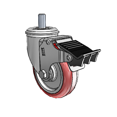 2.04254.91 MTG11 BRK5 FSI Colson Swivel Caster