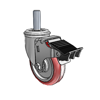 2.04254.95 MTG13 BRK5 Colson Swivel Caster