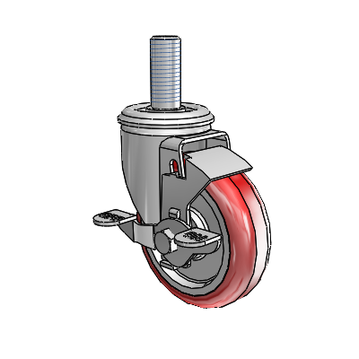 2.04254.95 MTG15 BRK1 Colson Swivel Caster