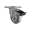 2.04256.441 MTG27 BRK5 FSI Colson Swivel Caster