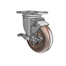 2.04256.52 HT BRK1 FSI Colson Swivel Caster
