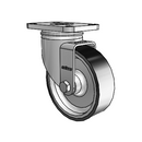 Stainless 4"x1.25" ThermoTech Teflon Caster with 2.5"x3.625" Plate