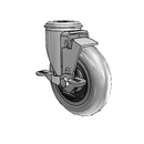 5"x1.3125" Conductive Performa Side-Lock Caster with 1/2" Hollow Rivet